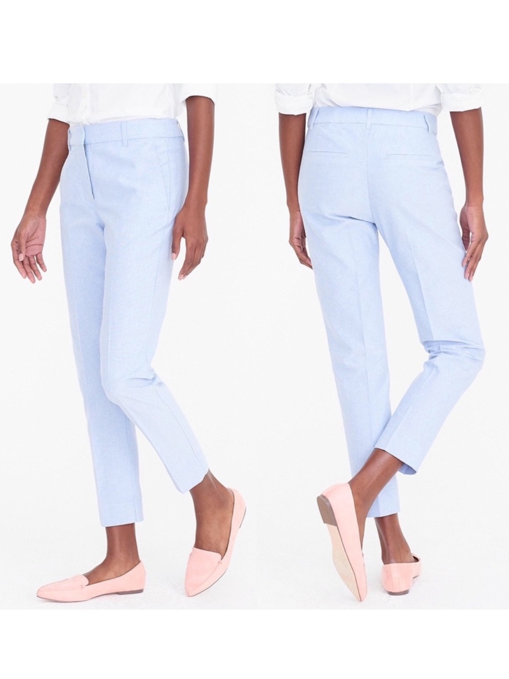 J. Crew Skimmer Pant Cotton Oxford Sz 00